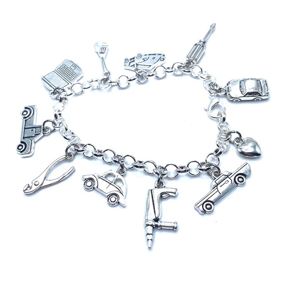 Auto Mechanic Charm Bracelet Technician Service Advisor - Picture 7 of 7